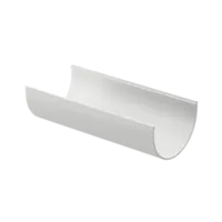 Docke STANDARD Желоб водосточный 120 мм * 1,5м (Белый)