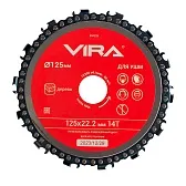 Диск пильный по дереву для УШМ Vira 125x22,2x4 мм 14 зубьев (594226) Диск пильный по дереву для УШМ Vira 125x22,2x4 мм 14 зубьев (594226)
