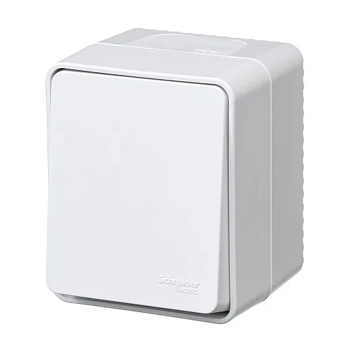 Выключатель Systeme Electric AtlasDesign Profi54 одноклавишный накладной белый (ATN540115) Выключатель Systeme Electric AtlasDesign Profi54 одноклавишный накладной белый (ATN540115)