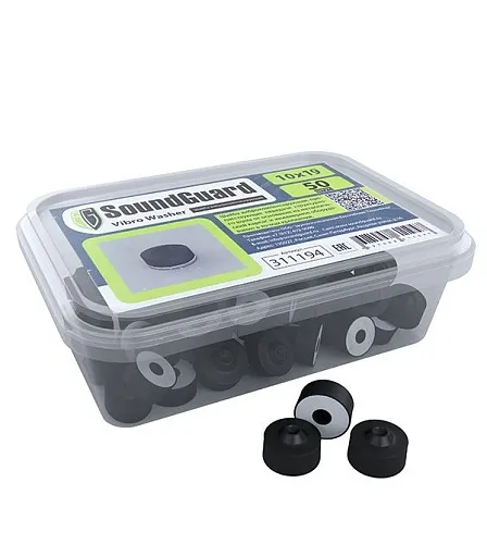 Виброшайба SoundGuard 19х10 мм (50 шт.) Виброшайба SoundGuard 19х10 мм (50 шт.)