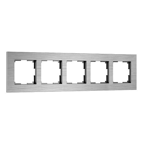 Рамка Werkel AluMax пятиместная алюминий (a069965)