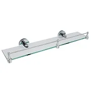 Полка для ванной WasserKraft Rhein K-6200 125х500х55 мм стекло/металл хром (K-6244)