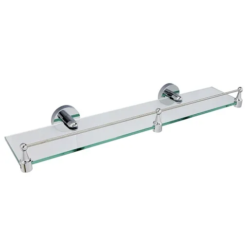 Полка для ванной WasserKraft Rhein K-6200 125х500х55 мм стекло/металл хром (K-6244)