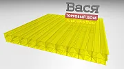 Сотовый поликарбонат BORREX 16 мм жёлтый