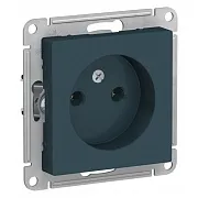 Розетка Systeme Electric AtlasDesign встраиваемая изумруд (ATN000841)