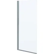 Шторка на ванну распашная 80х150х0,5 см профиль хром BelBagno Uno (UNO-V-1-80/150-C-Cr)