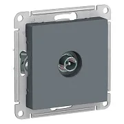 Розетка телевизионная Systeme Electric AtlasDesign встраиваемая грифель (ATN000792) Розетка телевизионная Systeme Electric AtlasDesign встраиваемая грифель (ATN000792)