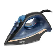 Утюг Kitfort КТ-2609 2200 Вт черный/синий Утюг Kitfort КТ-2609 2200 Вт черный/синий