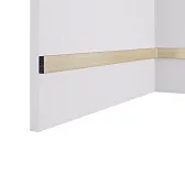 Декоративная рейка из экополимера 30х10х3000 мм Cosca Decor RX010-453 золото матовое Декоративная рейка из экополимера 30х10х3000 мм Cosca Decor RX010-453 золото матовое