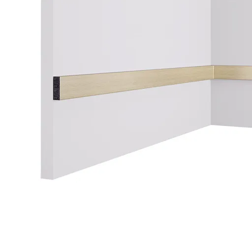 Декоративная рейка из экополимера 30х10х3000 мм Cosca Decor RX010-453 золото матовое Декоративная рейка из экополимера 30х10х3000 мм Cosca Decor RX010-453 золото матовое