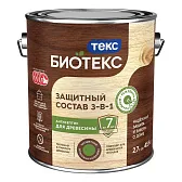 Антисептик Текс Биотекс 3-в-1 декоративный для дерева беленый дуб 2,7 л