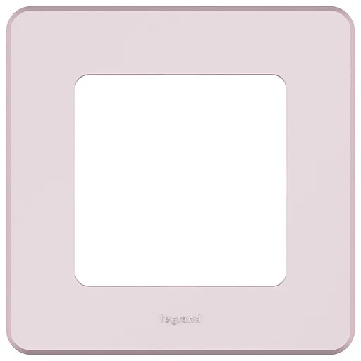 Рамка Legrand Inspiria одноместная розовая (673934) Рамка Legrand Inspiria одноместная розовая (673934)