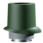 Docke PREMIUM/ Выход вентиляционный ИЗЛ-125/700/ Труба/ Зелёный
