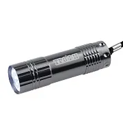 Фонарь ручной Трофи TM9 светодиодный 9 LED 1 Вт на батарейках AAA алюминий (Б0002225/40296)