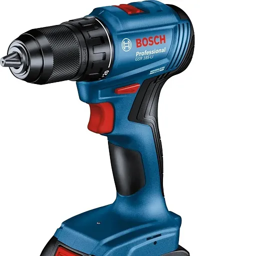 Дрель-шуруповерт ударная аккумуляторная бесщеточная Bosch GSB 185-LI Professional 18 В 2 Ач Li-Ion 2 АКБ и ЗУ (06019K3100)