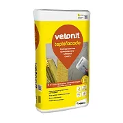 Штукатурно-клеевая смесь для теплоизоляции Vetonit Therm Teplofacade высокопрочная армированная 20 кг