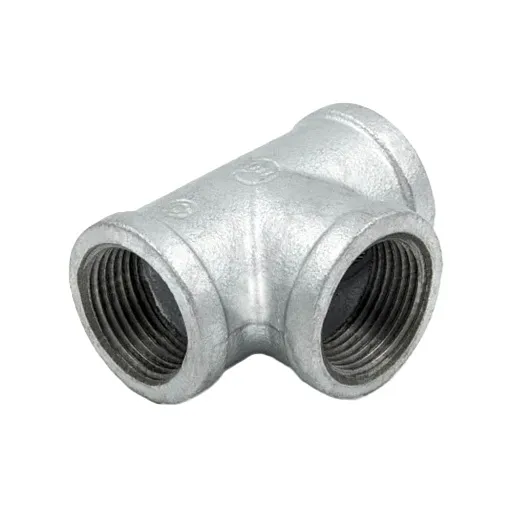 Тройник Fittex Plus 2 ВР(г) х 2 ВР(г) х 2 ВР(г) чугунный оцинкованный (127-3573)