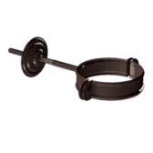 Docke STAL PREMIUM Хомут трубы D90 (Шоколад 8019)