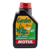 Масло для 4-тактных двигателей Motul Garden 4T 10W40 всесезонное синтетическое 1 л (MBK0037659)