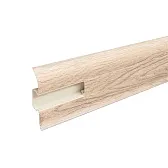 Плинтус ПВХ напольный Birch 58 мм самара 2200 мм с мягким краем