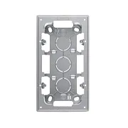 Коробка монтажная Simon 24 Harmonie двухместная накладная алюминий (2400752-033) Коробка монтажная Simon 24 Harmonie двухместная накладная алюминий (2400752-033)