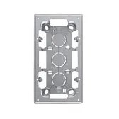 Коробка монтажная Simon 24 Harmonie двухместная накладная алюминий (2400752-033) Коробка монтажная Simon 24 Harmonie двухместная накладная алюминий (2400752-033)