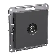 Розетка телевизионная Systeme Electric AtlasDesign встраиваемая базальт (ATN001492) Розетка телевизионная Systeme Electric AtlasDesign встраиваемая базальт (ATN001492)
