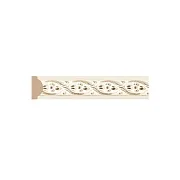 Молдинг из экополимера ударопрочный 15х8х2400 мм Decomaster Decor 130-6 кремовый Молдинг из экополимера ударопрочный 15х8х2400 мм Decomaster Decor 130-6 кремовый