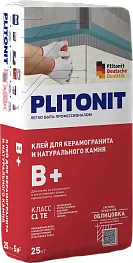 Клей для плитки Plitonit В+ 25 кг