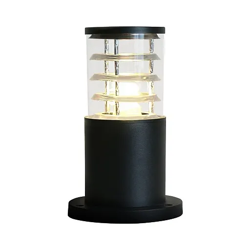 Светильник садово-парковый Elektrostandard Strada черный 250 мм Е27 20 Вт IP54 (a035096)
