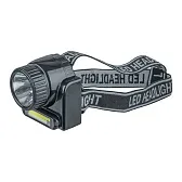 Фонарь налобный Navigator NPT светодиодный 2 LED 3/3 Вт аккумуляторный Lead-acid 500 мАч ударопрочный пластик 2 режима (14486)