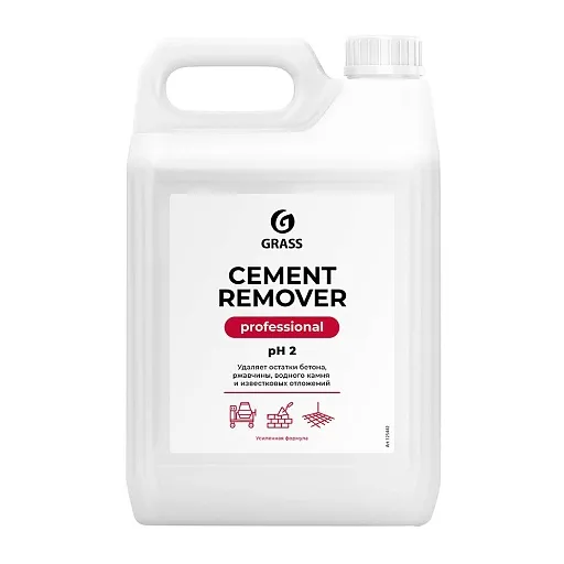 Средство Grass Cement Remover для уборки после ремонта 5 л Средство Grass Cement Remover для уборки после ремонта 5 л
