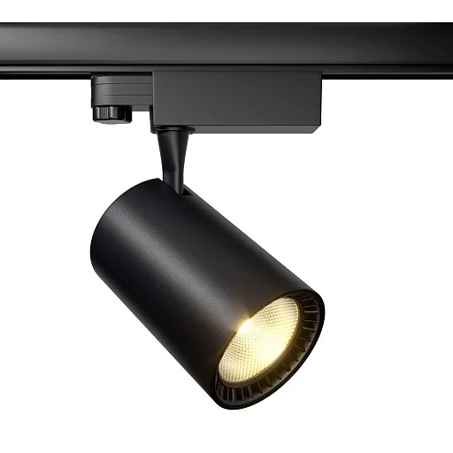 Светодиодный трековый светильник трехфазный Maytoni Technical Vuoro Trinity 3000К 20 Вт черный (TR029-3-20W3K-M-B) Светодиодный трековый светильник трехфазный Maytoni Technical Vuoro Trinity 3000К 20 Вт черный (TR029-3-20W3K-M-B)