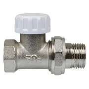 Клапан запорный Terma 3/4 НР(ш) х 3/4 ВР(г) для радиатора (26242)