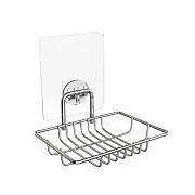 Мыльница для ванной Kleber Lite с держателем металл хром (KLE-LT034/8523) Мыльница для ванной Kleber Lite с держателем металл хром (KLE-LT034/8523)