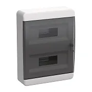 Щит распределительный навесной IEK Tekfor ЩРН-П-24 пластиковый IP41 385х290х102 мм 24 модуля прозрачная дверь (TF5-KP12-N-24-41-K01-K03) Щит распределительный навесной IEK Tekfor ЩРН-П-24 пластиковый IP41 385х290х102 мм 24 модуля прозрачная дверь (TF5-KP12-N-24-41-K01-K03)
