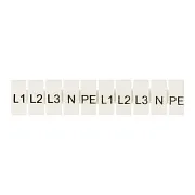 Маркеры для клемм JXB-ST 4 EKF PROxima с символами L1 L2 L3 N PE (100 шт.) (zb-st-4-L-1-3) Маркеры для клемм JXB-ST 4 EKF PROxima с символами L1 L2 L3 N PE (100 шт.) (zb-st-4-L-1-3)