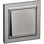 Выключатель IEK Brite ВСР10-1-0-БрС одноклавишный встраиваемый сталь (BR-V10-0-10-K46-F) Выключатель IEK Brite ВСР10-1-0-БрС одноклавишный встраиваемый сталь (BR-V10-0-10-K46-F)