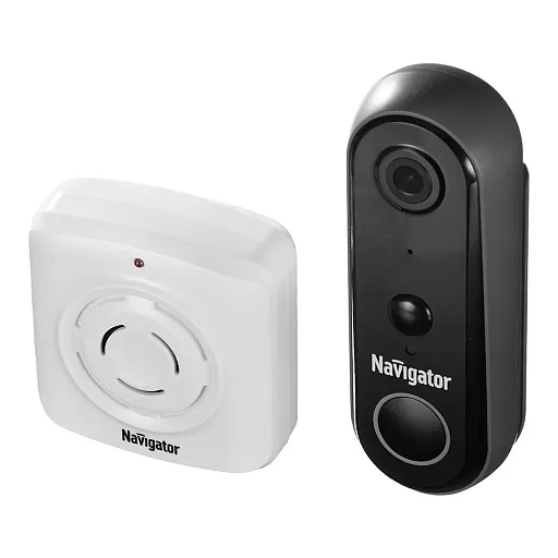 Умный звонок Navigator Smart Home NSH-DB-01 беспроводной черный Умный звонок Navigator Smart Home NSH-DB-01 беспроводной черный