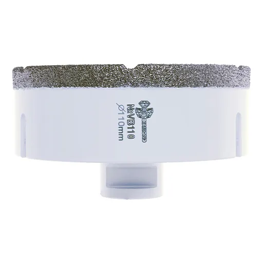 Коронка алмазная Trio-Diamond Vacuum Brazed по керамограниту d110 мм (VB110) Коронка алмазная Trio-Diamond Vacuum Brazed по керамограниту d110 мм (VB110)