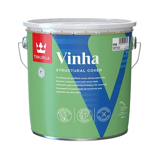 Антисептик Tikkurila/Tikkivala Vinha Classic кроющий декоративный для дерева бесцветный база VC 2,7 л Антисептик Tikkurila/Tikkivala Vinha Classic кроющий декоративный для дерева бесцветный база VC 2,7 л
