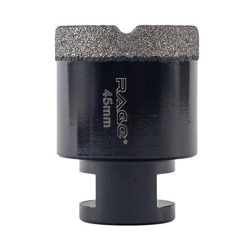 Коронка алмазная Rage по керамограниту d45 мм для УШМ (559586)
