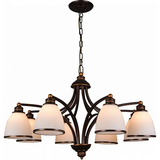 Люстра потолочная Arte Lamp Bonito E27 320 Вт 12 кв.м (A9518LM-8BA)