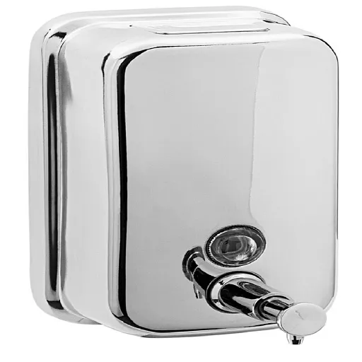 Диспенсер для мыла Zalel 1000 мл металл хром (MJ9303) Диспенсер для мыла Zalel 1000 мл металл хром (MJ9303)