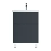 Тумба под раковину AM.PM Gem 60 см напольная графит матовая (M90FSX06022GM32)
