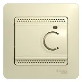 Терморегулятор электронный для теплого пола Systeme Electric Glossa бежевый