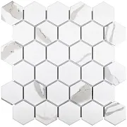 Мозаика Starmosaic Hexagon серая керамическая 278х265х6 мм матовая Мозаика Starmosaic Hexagon серая керамическая 278х265х6 мм матовая