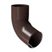 Docke STAL PREMIUM Отвод трубы D90 (Шоколад 8019)