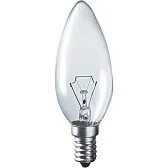 Лампа накаливания Navigator E14  40 Вт 400 Лм 230 В свеча прозрачная