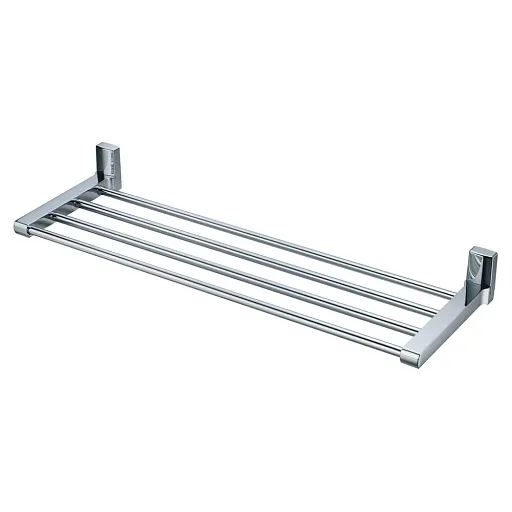 Полка для ванной WasserKraft Leine 635х200х68 мм пластик/металл хром (K-5011)
